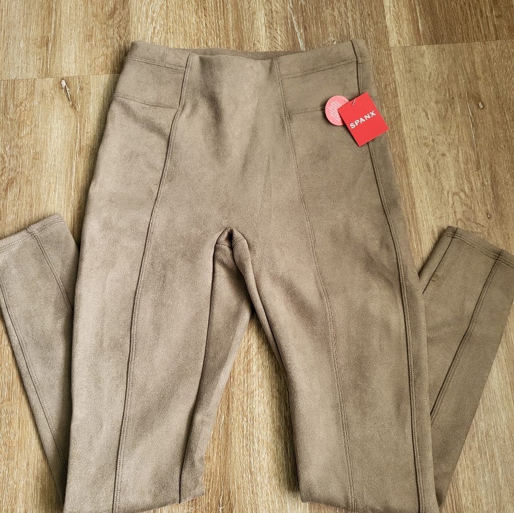 Spanx Faux Suade Leggings